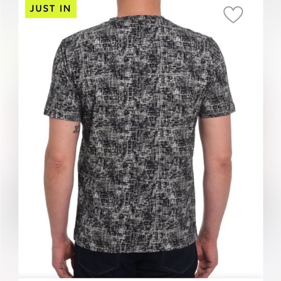 NWT ROBERT GRAHAM
Mechanical Cotton T Shirt - Picture 2 of 3